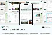 AI for Trip Planner Web App UI Kit, an UI Kit Template by Creative Perspective (Thumbnail 1 of 7)