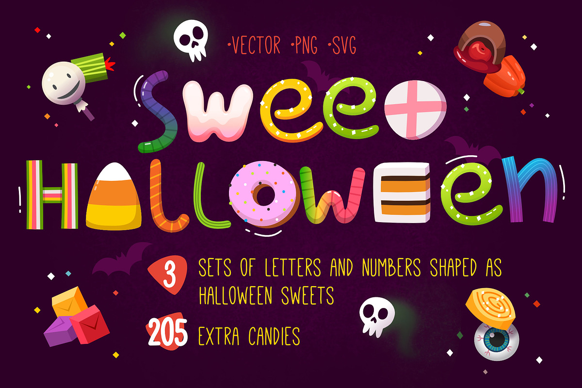 Sweet Halloween - 325 files, an Education Illustration by Moonery's (Photo 1 of 10)