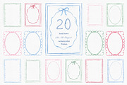 Hand-Drawn Watercolor Frames, a Graphic by Solo Art Original (Thumbnail 1 of 6)