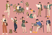 Everyday People Vector Characters, a Person Illustration by Nerokanji_Designs (Thumbnail 2 of 5)
