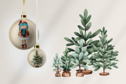 Christmas Snowmen Cartoons & Trees, an Animal Illustration by Jeanna Draw (Thumbnail 11 of 13)