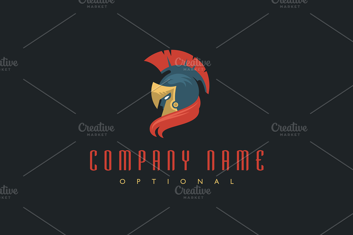Spartan Warrior Custom Logo, a Branding & Logo Template by ARTE MIGUEL (Photo 2 of 3)