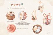 EASTER. Watercolor clipart, an Animal Illustration by OlliArtDesign (Thumbnail 2 of 7)