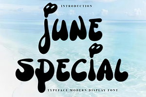 June Special, a Script Font by InermediaSTUDIO