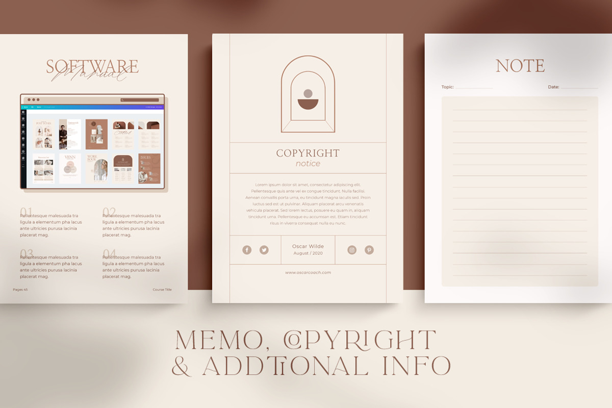 WorkBook Creator for Coach CANVA PS, a Magazine Template by Eviory (Photo 42 of 49)