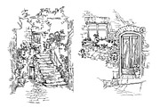 Set of Old Street landscapes, a Texture Illustration by Penndpaper (Thumbnail 5 of 5)