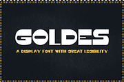 Goldes Font, a Sans Serif Font by Niram Factory (Thumbnail 1 of 3)