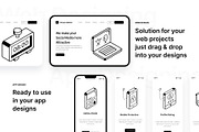 Isometric Translation Icon Set, an Icon by Vectors Market (Thumbnail 5 of 7)