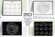 Moon Calendar 2023 Spiral, a Stationery Template by land art (Thumbnail 1 of 7)