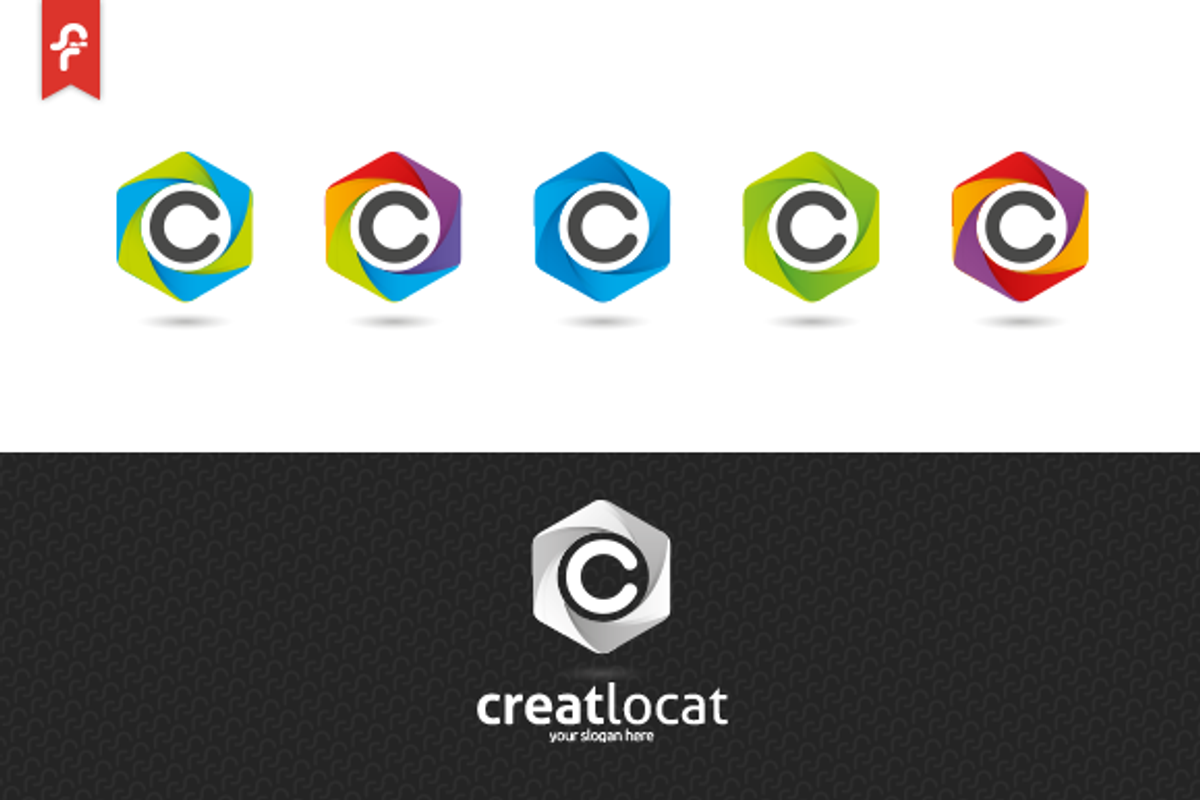 Creat Locat Logo, a Branding & Logo Template by ft.studio