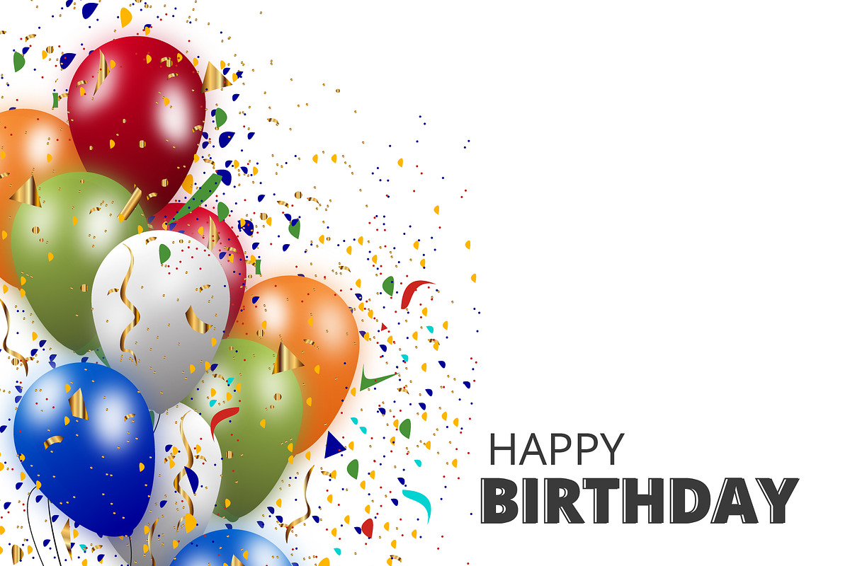 Happy birthday Banner Design, a Background Graphic by Sashamim22 (Photo 1 of 3)