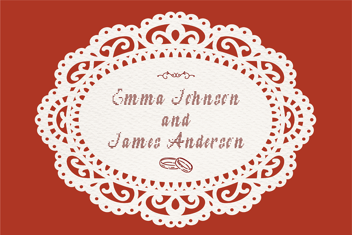 Silmona | A Embroidery Script Font, a Handwritten Font by Berdansabersama (Photo 8 of 9)