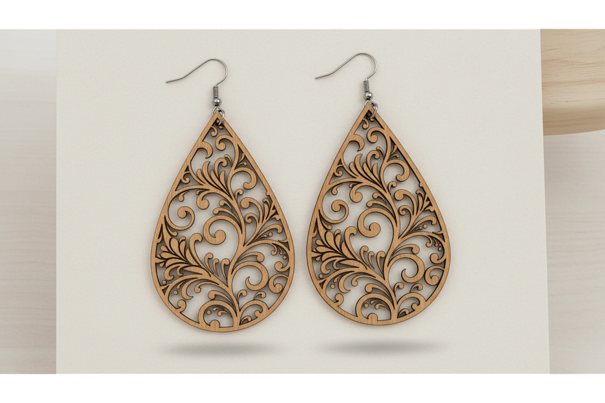 Bloom Laser Earring Bundle, a Graphic by musafir_fashion (Photo 11 of 11)