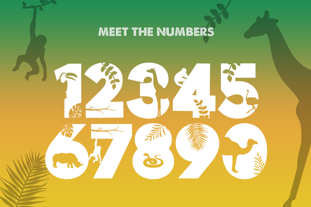 Safari Silhouette Font preview 3