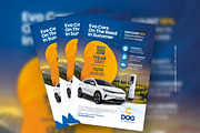 Electrical Car Sales Flyer Template, a Flyer Template by grafilker (Thumbnail 1 of 2)