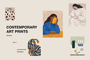 CONTEMPORARY ART PRINTS - 140 Bundle, a Background Graphic by Tomasz Ganclerz (Thumbnail 1 of 12)