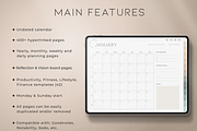 Undated Digital Planner iPad, a Websites & App Template by Makii Templates (Thumbnail 2 of 10)