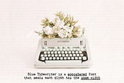 Blue Typewriter SVG font, a Serif Font by Ana's Fonts (Thumbnail 7 of 10)