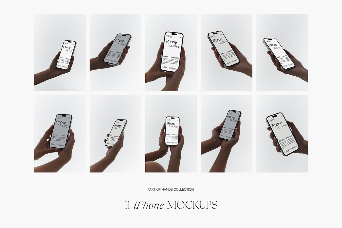 Device & Branding Mockup Bundle, an iPhone Mockup by Feel This (Photo 21 of 25)