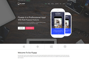 Flyapp - Bootstrap Landing Page