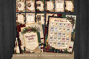 Victorian Christmas Junk Journal KIT, a Seasonal Illustration by ThatsDesignArt (Thumbnail 14 of 20)
