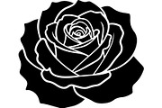 Rose Flower Silhouette Vector Bundle, an Illustration by Designer_Momina (Thumbnail 13 of 21)