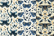 12 Moth Magic Seamless Patterns, a Pattern Graphic by Inknfolly (Thumbnail 3 of 7)