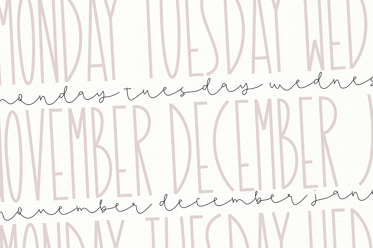 Dandy Dandelions - A Script Font Duo preview 7