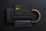 Luxury Credit Card Mockup, an Advertising Mockup by Artlogs x Modaldesain (Thumbnail 1 of 3)