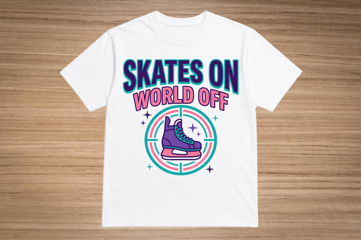 Hockey T-Shirt Design Graphic, an Object Graphic by balal (Photo 1 of 3)