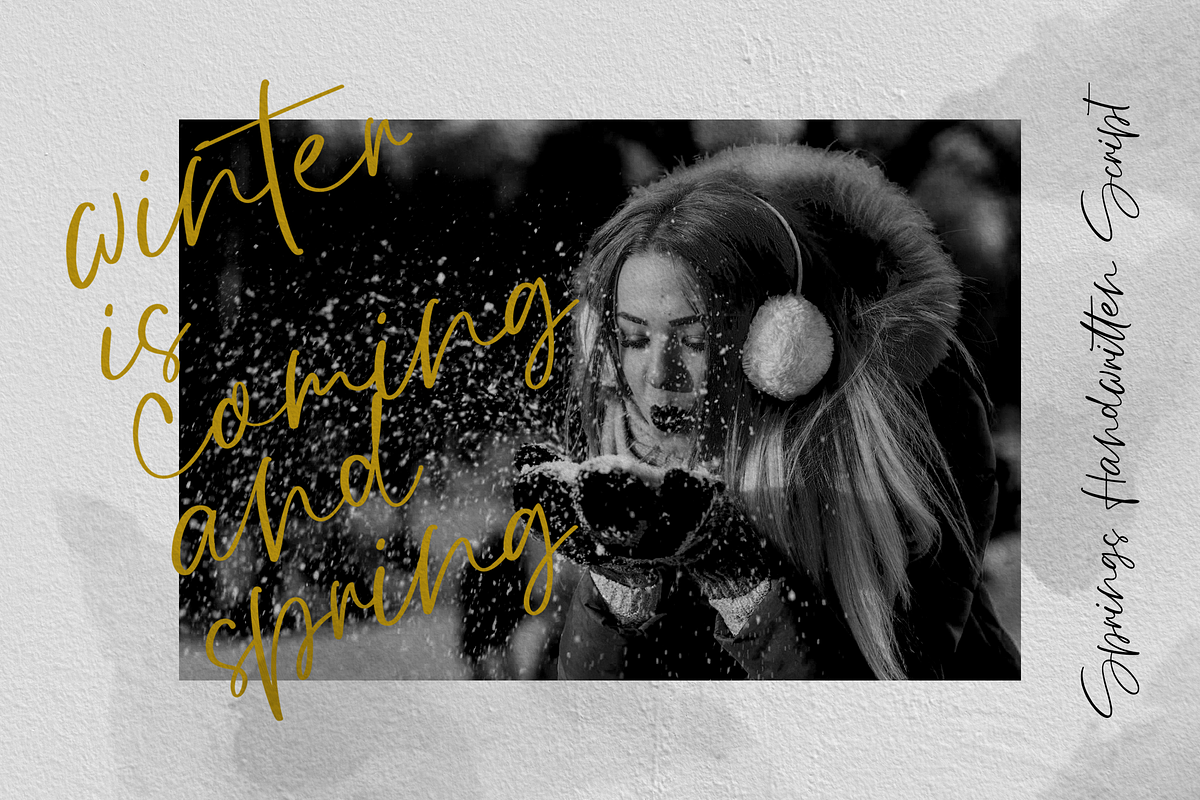 Strings // Handwritten Script Font, a Script Font by Bluestudio (Photo 3 of 11)