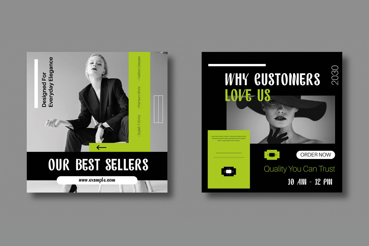 Fashion Sale Social Media Post, a Social Media Template by MightyDesign (Photo 4 of 8)