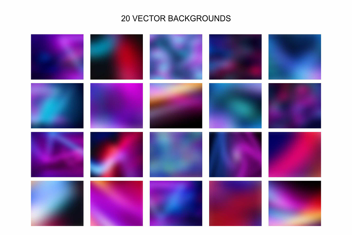 Futuristic Neon Backgrounds, a Background Graphic by Part of the Art (Photo 2 of 5)