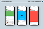 LinkedIn Ads Mockups, a Social Media Template by lprdesigns (Thumbnail 2 of 6)