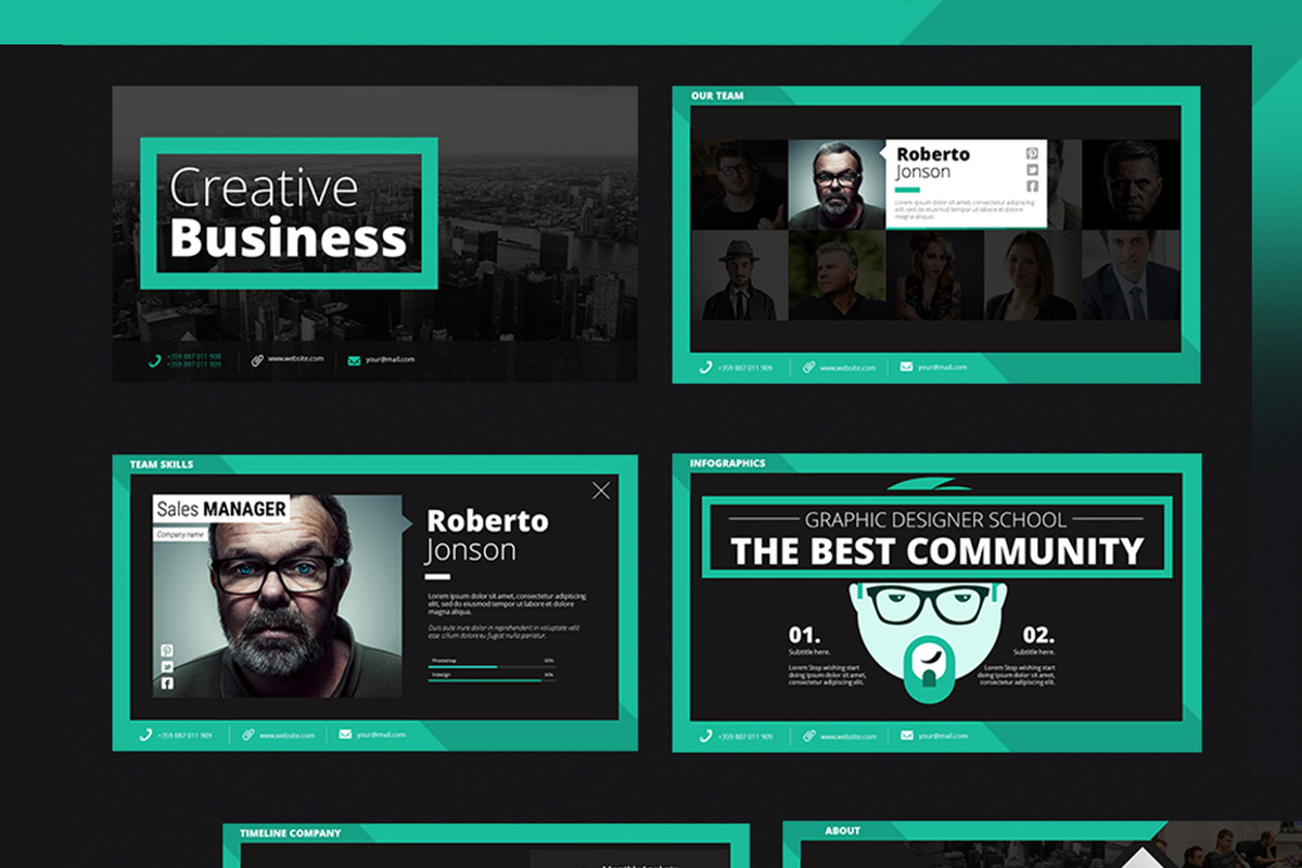 Creative Business - Presentation, a Presentation Template by Radomir (Photo 2 of 11)