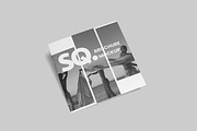Square Brochure Mockup, a Mockup by DxSLEX (Thumbnail 2 of 5)