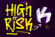 Brosnoirs - Textured Urban Style, a Handwritten Font by Arterfak Project (Thumbnail 10 of 13)