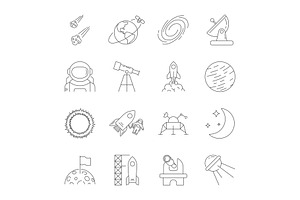 Space Icons, Astronomy Theme