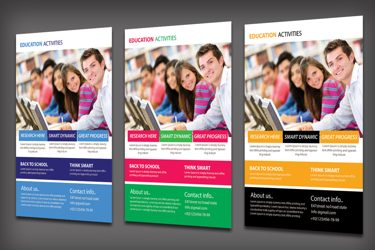 Education Flyer Template, a Flyer Template by Design Master (Photo 2 of 2)