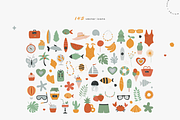 Summer Days | Vector Stickers Pack, a Decorative Illustration by Nutalin Art (Thumbnail 5 of 16)