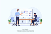 Digital Marketing Strategy and Data, a Finance Illustration by Partikusi Design (Thumbnail 2 of 3)