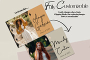 Photoshop Grad Card & Digital Invite, a Card Template by InstaNoirDesigns (Thumbnail 5 of 8)