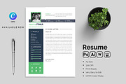Professional Resume CV Template, a Resume Template by Blackcloud_Creations (Thumbnail 6 of 8)