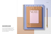 Notebook, Planner & Notebook Mockup, a Merchandise Mockup by creatsy5 (Thumbnail 5 of 6)