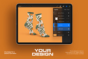 High Socks Mockup For Procreate, a Bottom Mockup by Grow Design Craft Studio (Thumbnail 4 of 6)