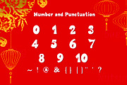 Chinese New Year Font, a Handwritten Font by N Nakorn Creative (Thumbnail 5 of 10)
