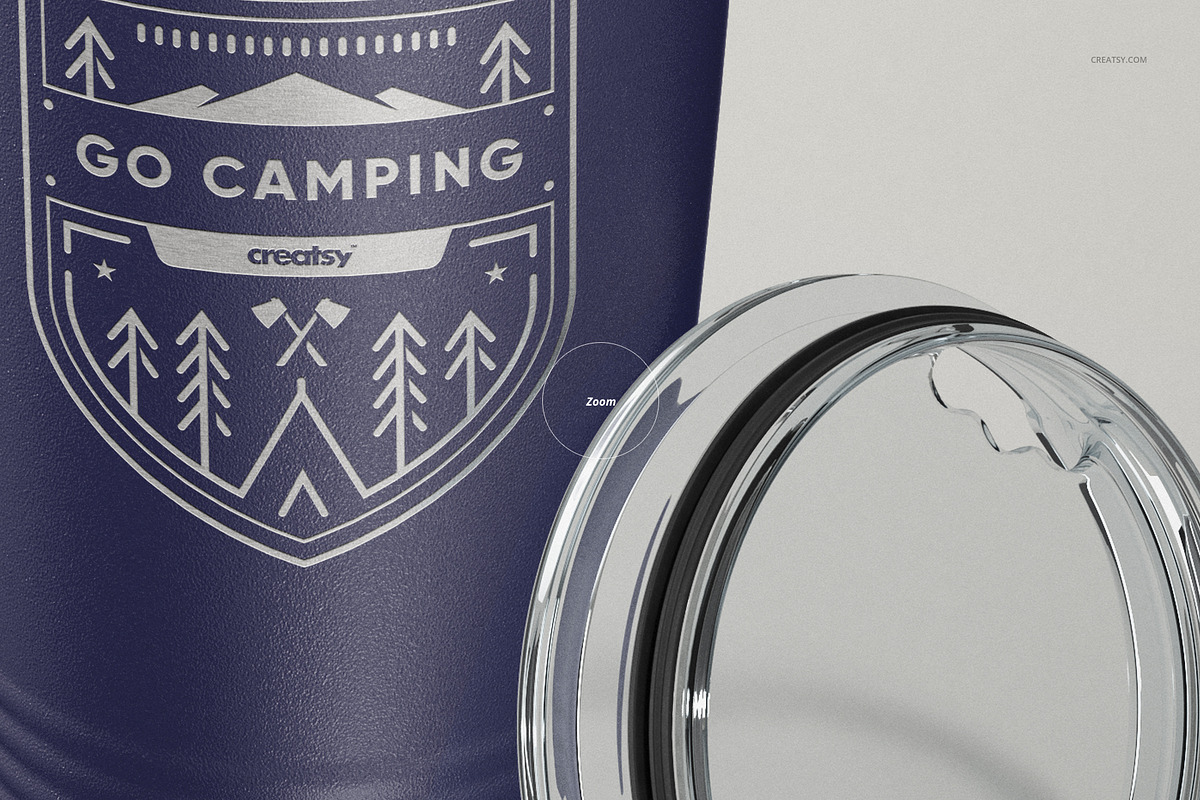 20oz Stainless Steel Tumbler Mockup, a Cups & Container Mockup by creatsy5 (Photo 16 of 17)