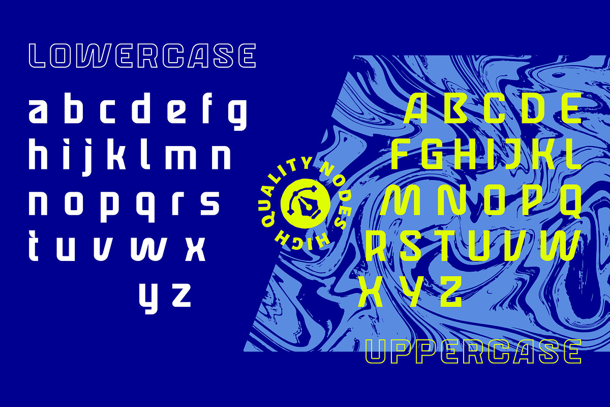 Neotoxic Futuristic Sans Serif, a Sans Serif Font by Nocturnal Workspace (Photo 8 of 16)