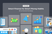 Smart Money Habits 3D Finance Icons, a Finance Illustration by twinstd (Thumbnail 1 of 6)