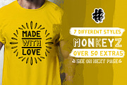 MONKY - 7 Styles Font, a Font by Brandspark (Thumbnail 6 of 9)